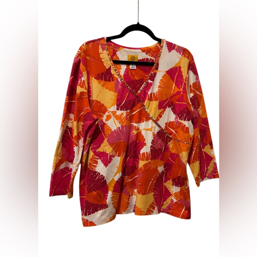 Ruby Road Colorful Women's Top